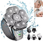 6-in-1 Electric Head Shaver & Grooming Kit