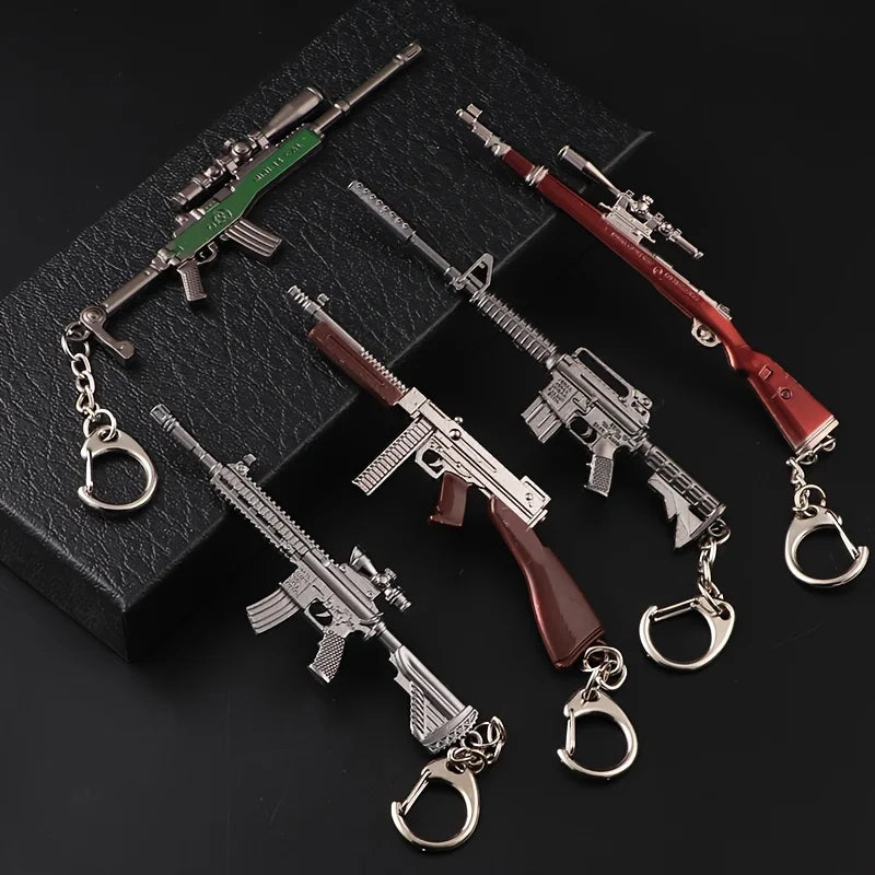 Mini Gun Keychain