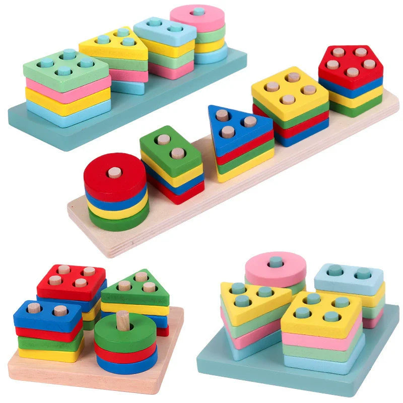 Wooden Shape Matching Puzzle Toy