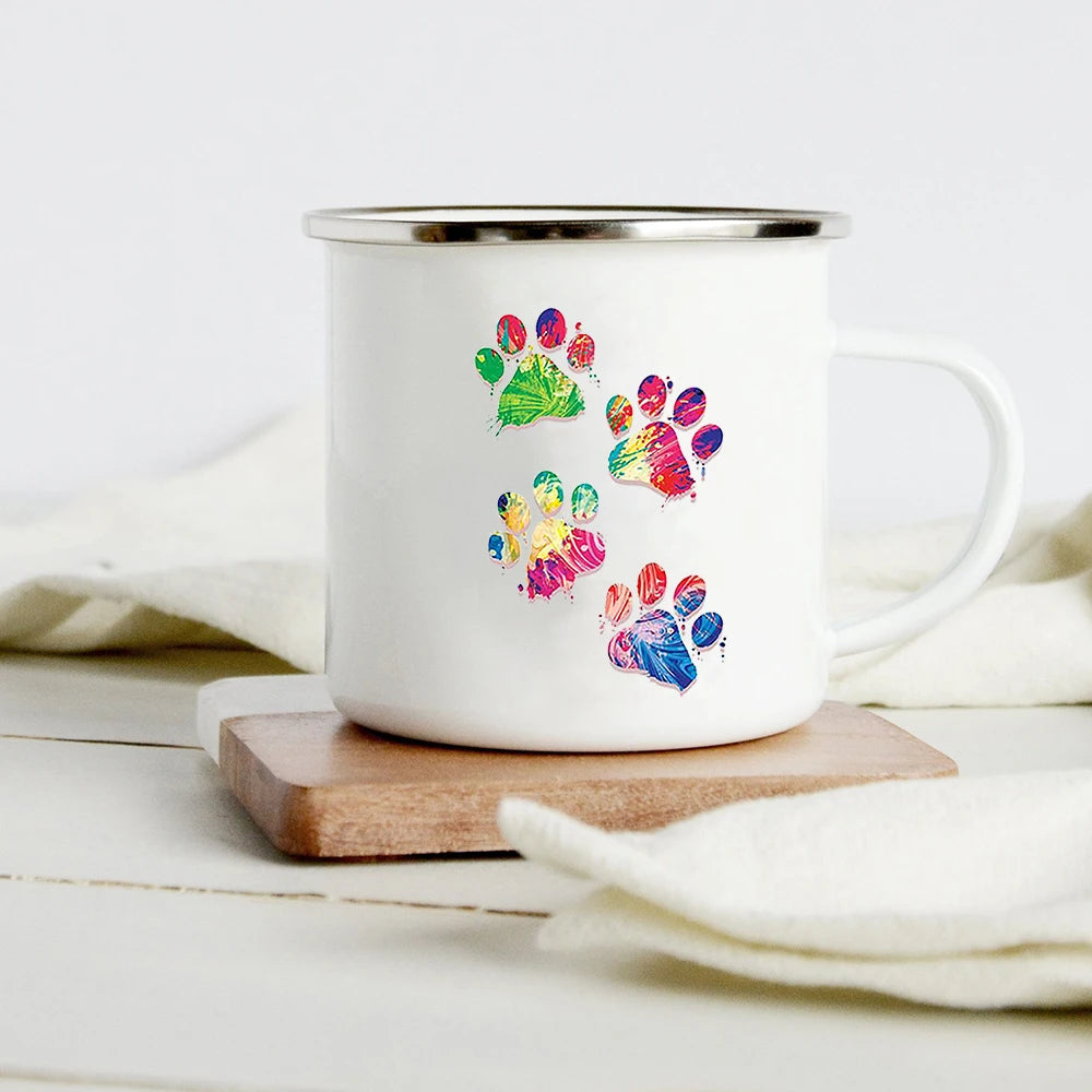 Funny Dachshund Enamel Mug