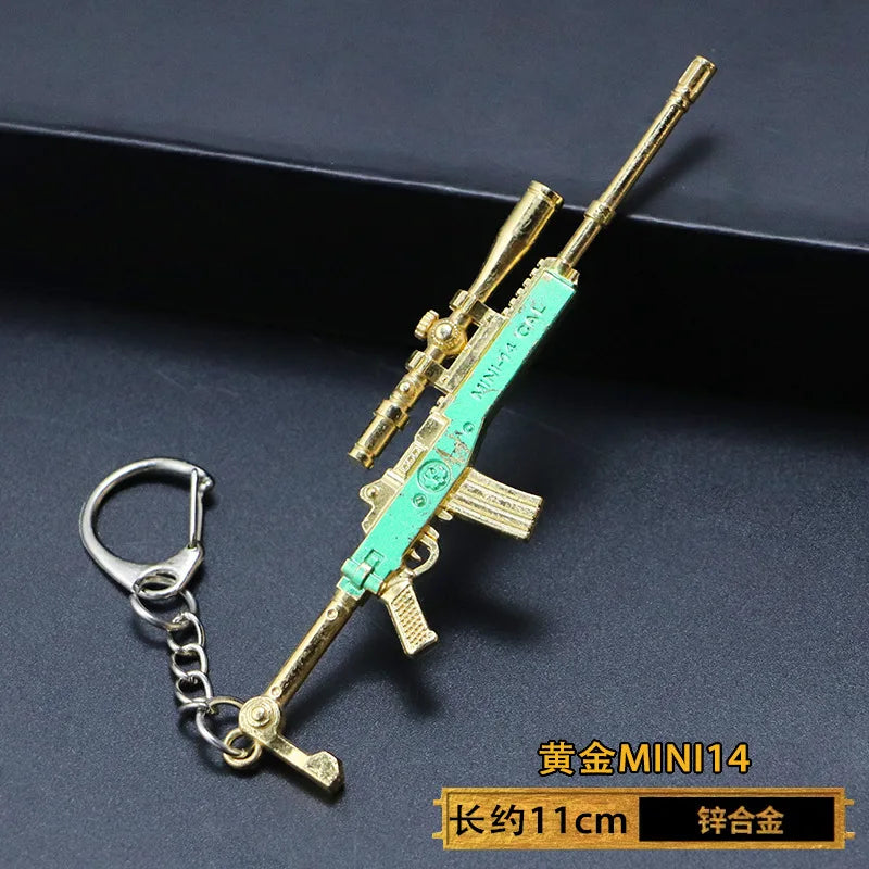 Mini Gun Keychain