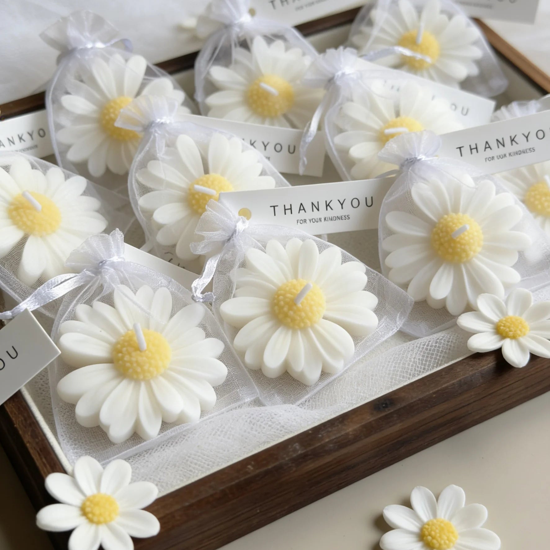Daisy Flower Scented Soy Wax Candles