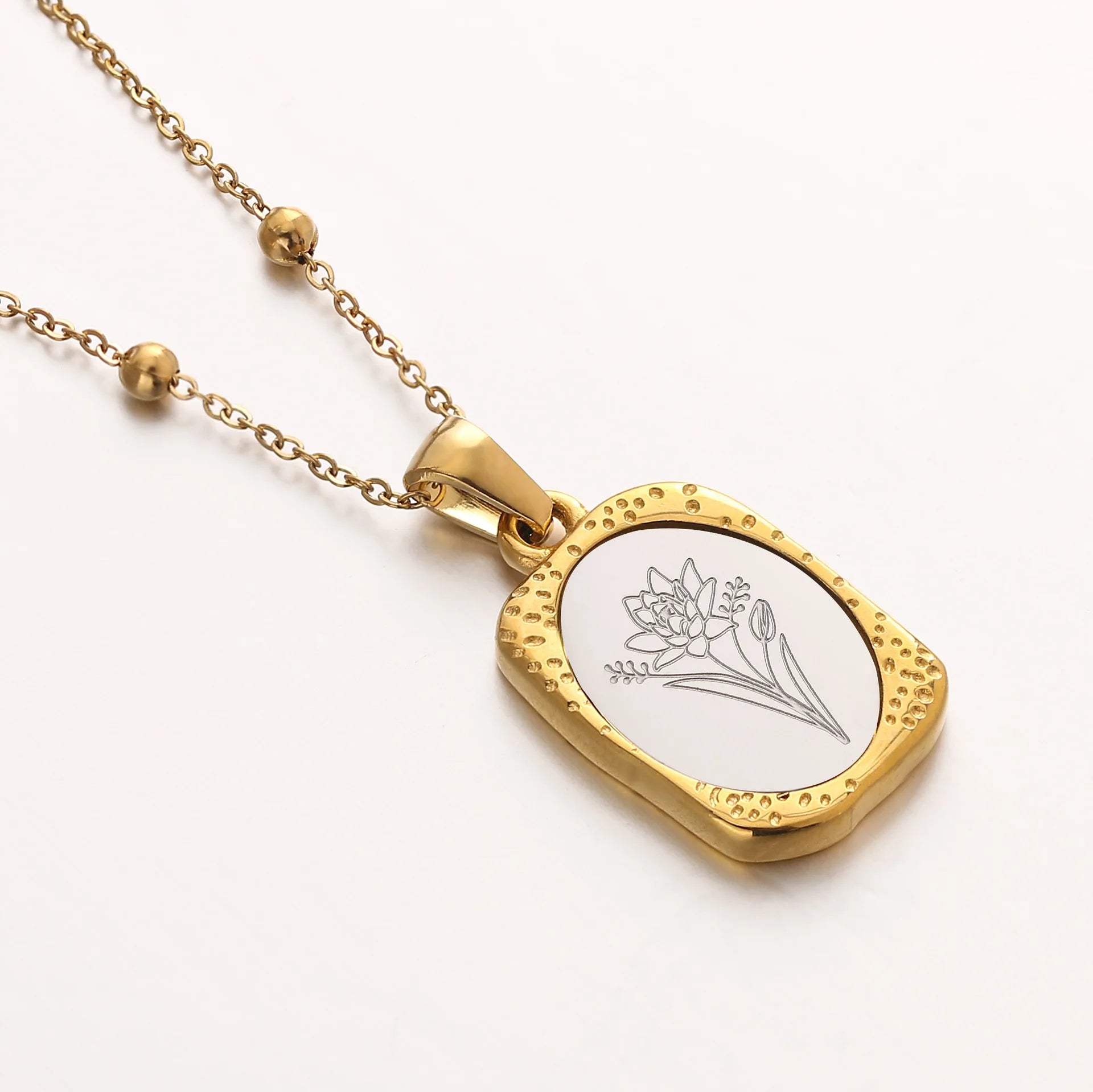 Birth Flower Necklace
