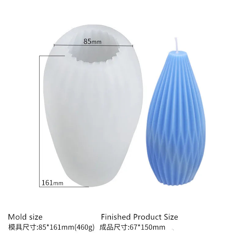 Geometric Silicone Candle Mold