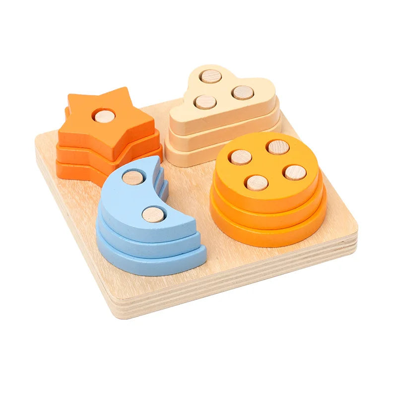 Wooden Shape Matching Puzzle Toy