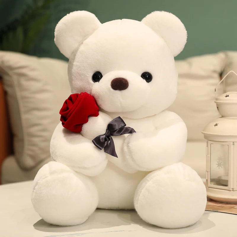 Kawaii Rose Teddy Bear Plush Gift