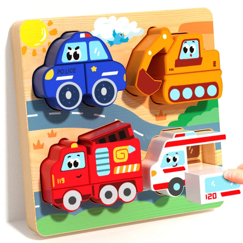 Wooden Shape Matching Puzzle Toy