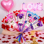 Rose Teddy Bear Bouquet Gift Set