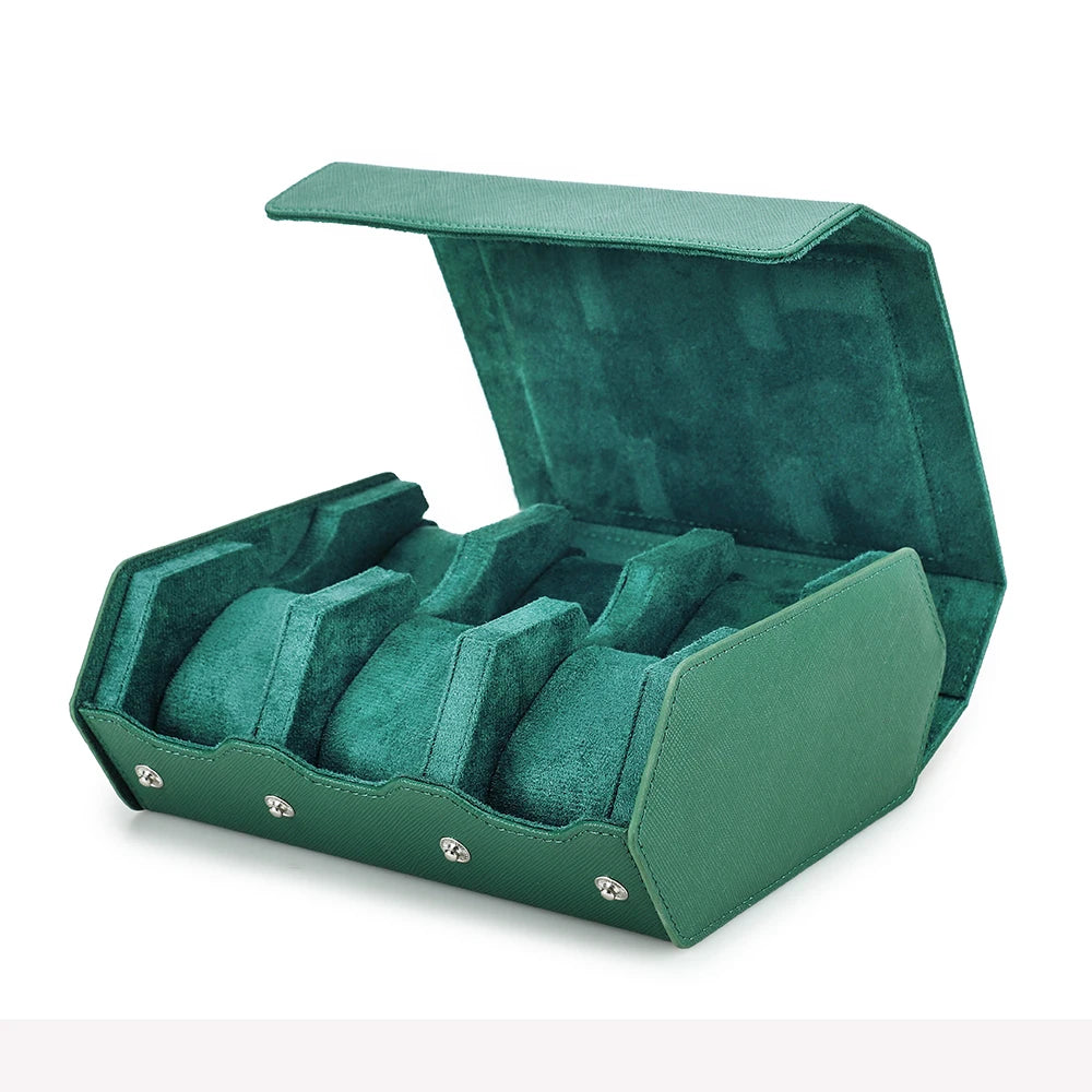 Luxury Leather Watch Travel Case