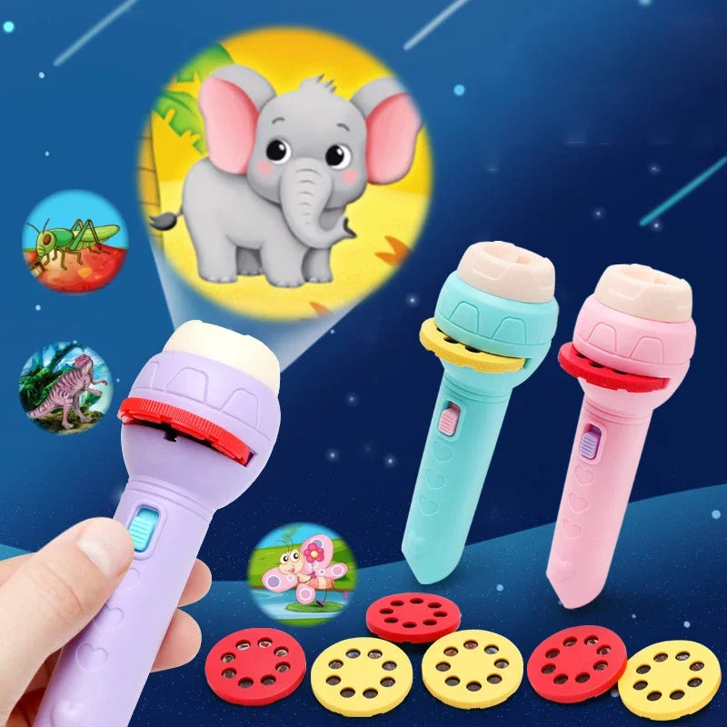 Magical Story Projector Flashlight Toy for Kids