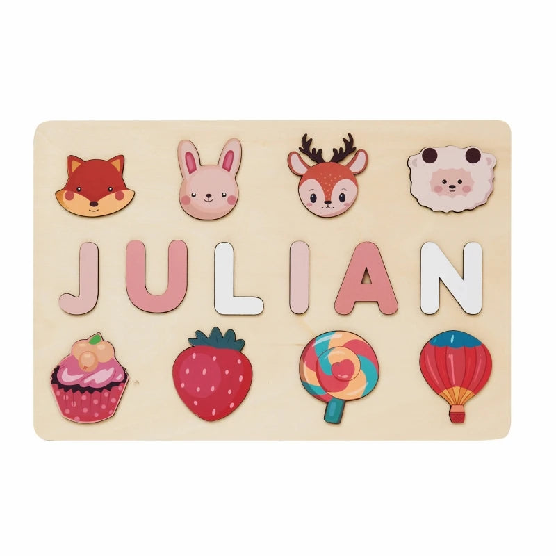 Wooden Name Puzzle for Kids