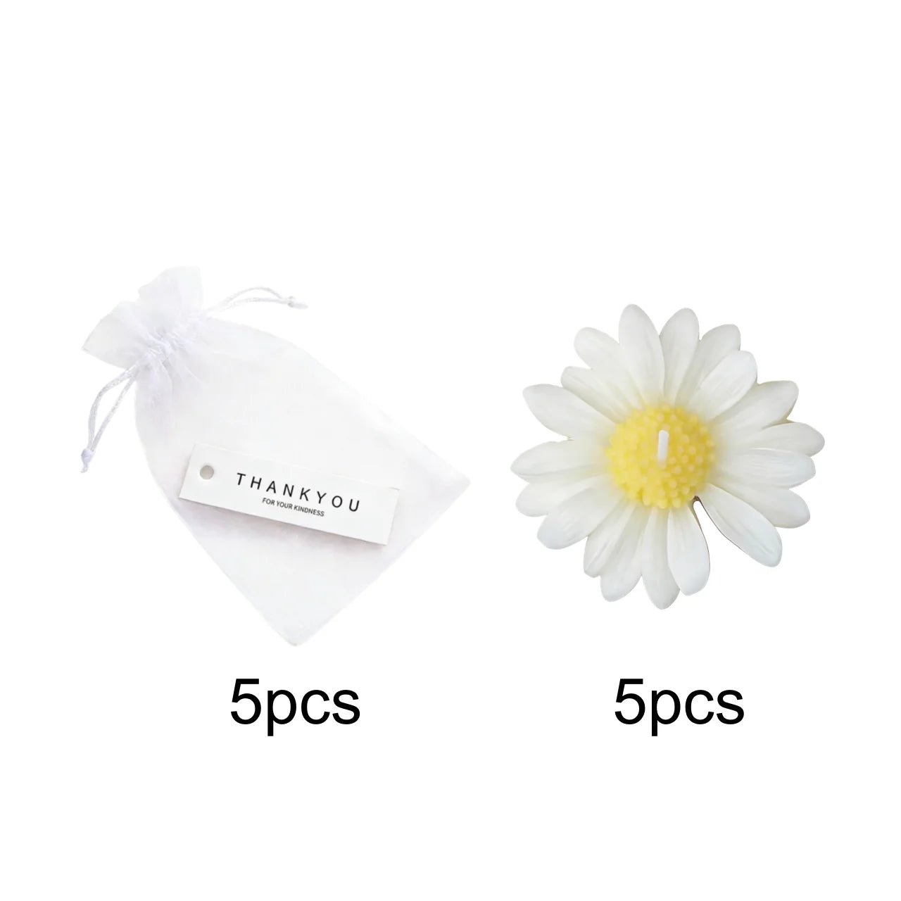 Daisy Flower Scented Soy Wax Candles