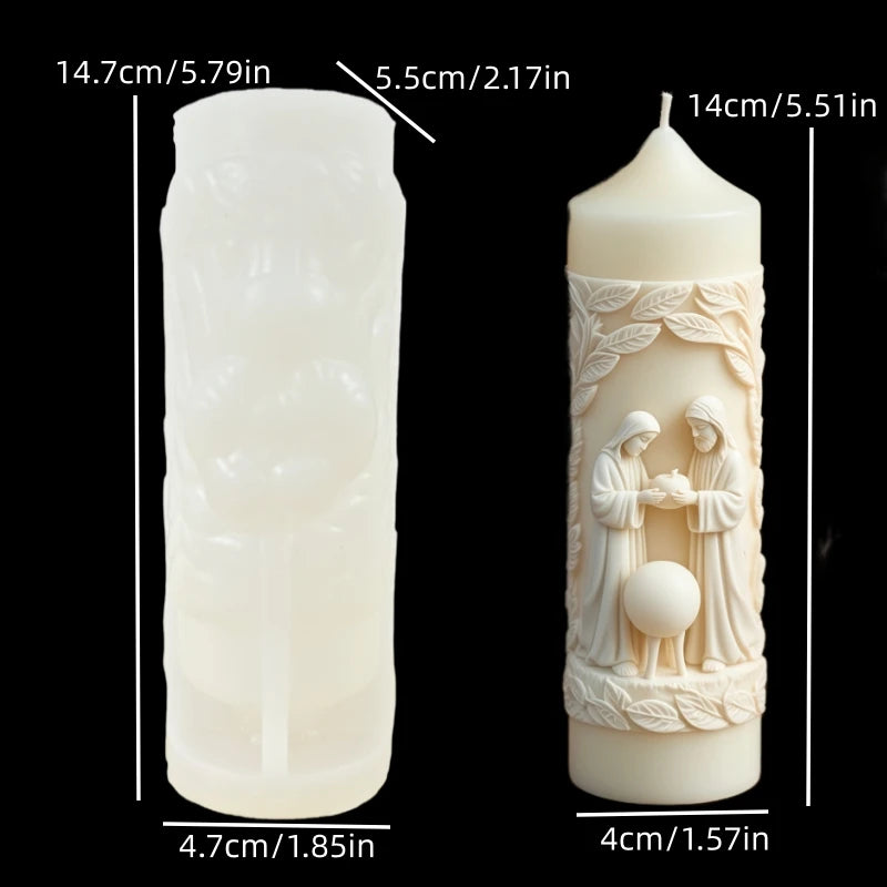 Elf Angel Candle Silicone Mold
