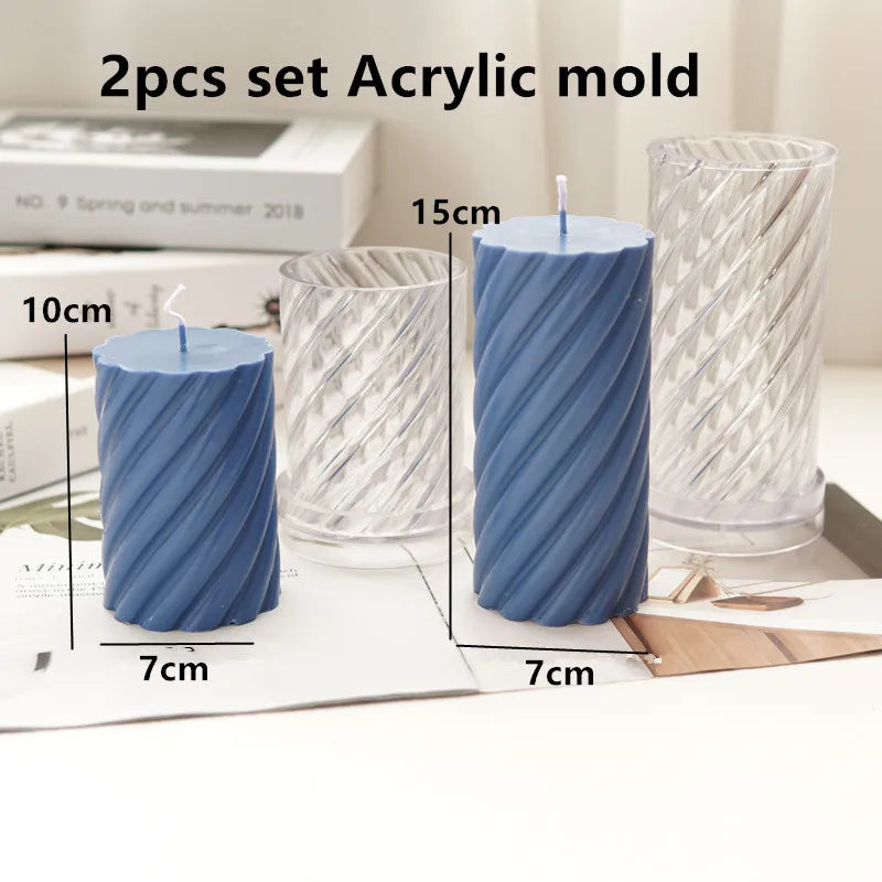 Geometric Silicone Candle Mold