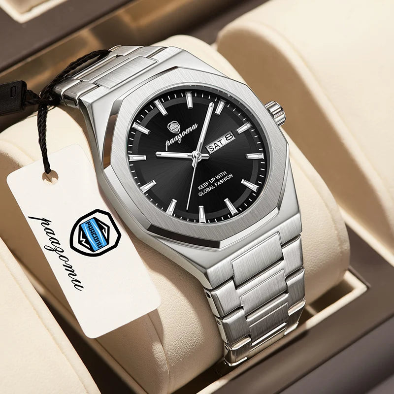 Luxury SS Sports Quartz Watch for Men