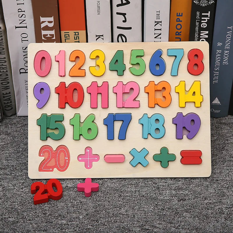 Wooden Shape Matching Puzzle Toy