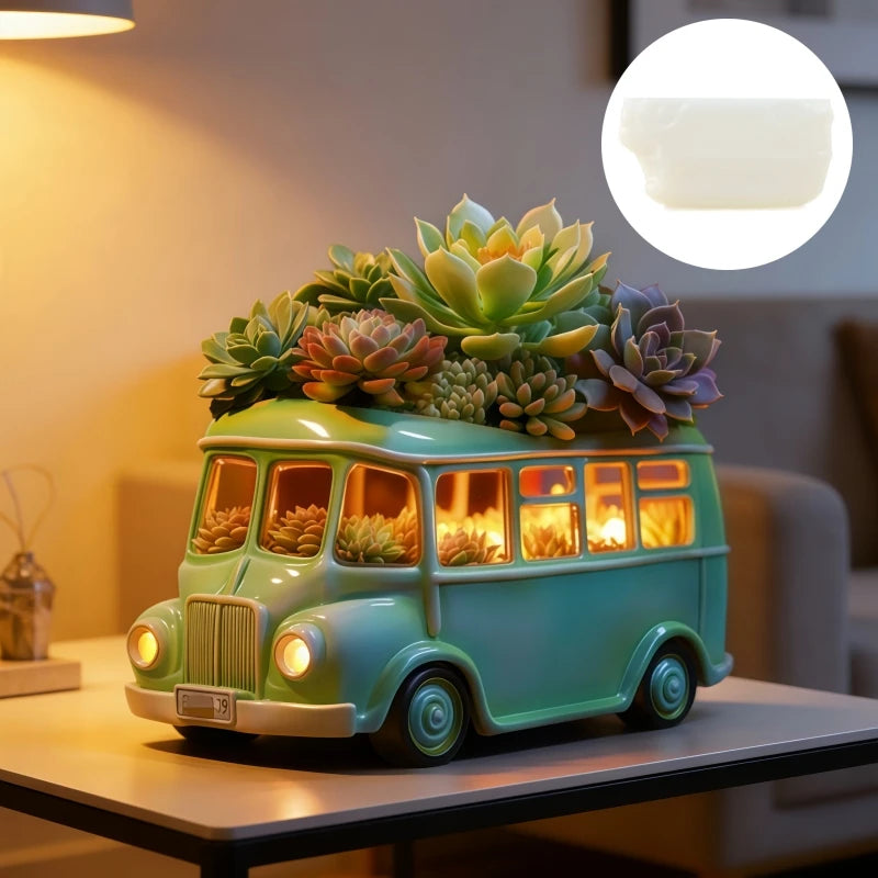 Bus Planter & Storage Silicone