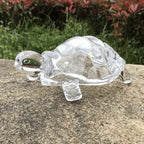Lucky Crystal Turtle Desk Ornament