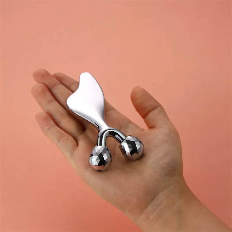 DualBall Dolphin Gua Sha Facial Massage Tool